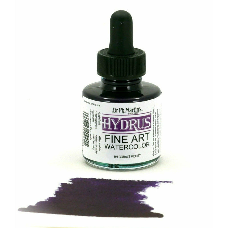 Lavender Dr. Ph. Martin's Hydrus Fine Art Watercolour Paint   29.5ml  Cobalt Violet Watercolour Paints