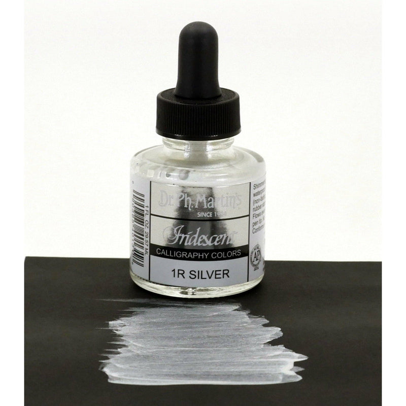 Lavender Dr. Ph. Martin's Iridescent Calligraphy Ink Colour  29.5ml  Iridescent Silver Inks