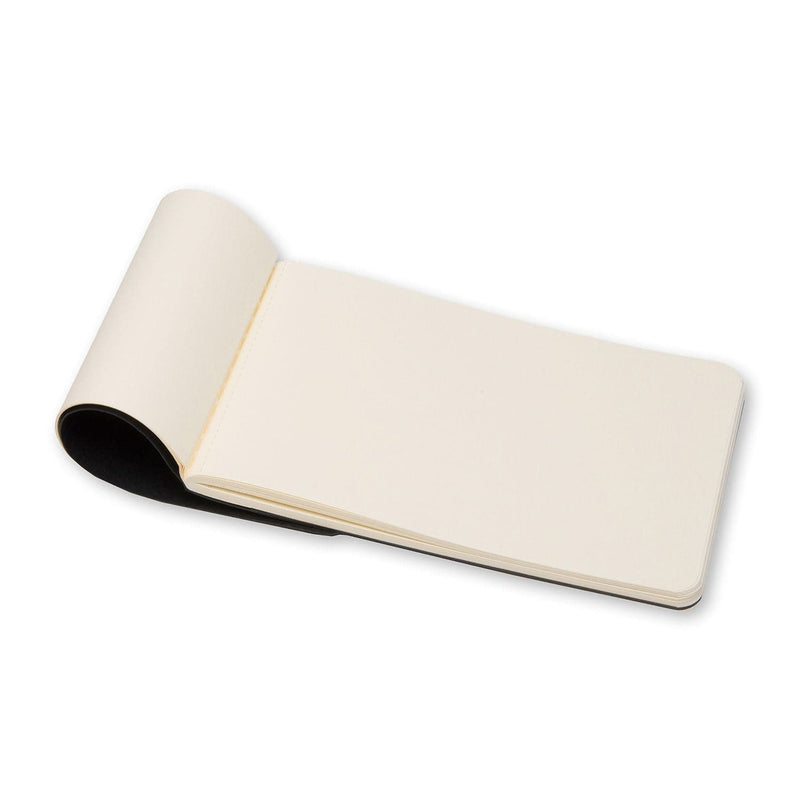 Antique White Moleskine Art Cahier Sketchbook -  Plain  -  Pocket - Black Pads