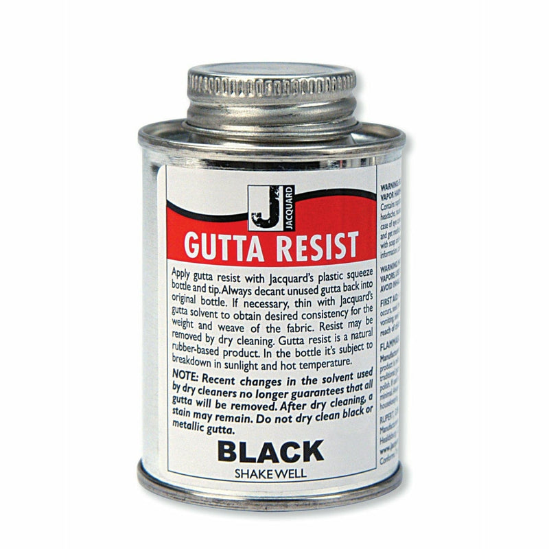 Light Gray Jacquard Gutta 120ml Black Fabric Paints & Dyes
