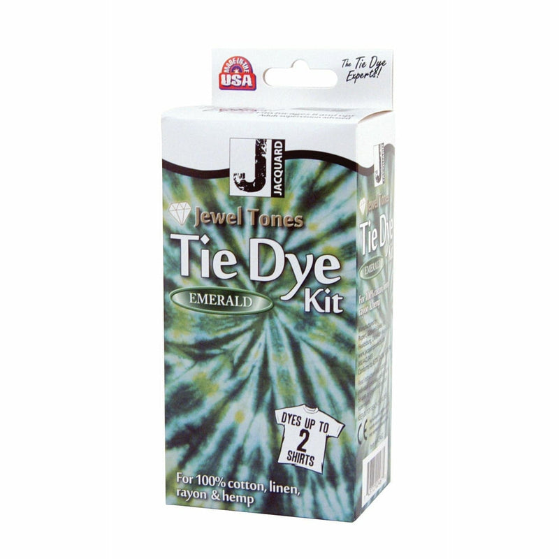 Gray Jacquard Tie Dye Kit - Emerald Fabric Paints & Dyes