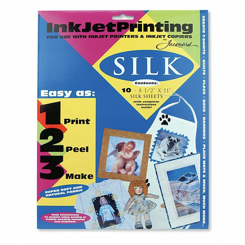 Dark Slate Blue Jacquard Inkjet Silk 215X279mm 10 Sheets Paper Packs and Rolls