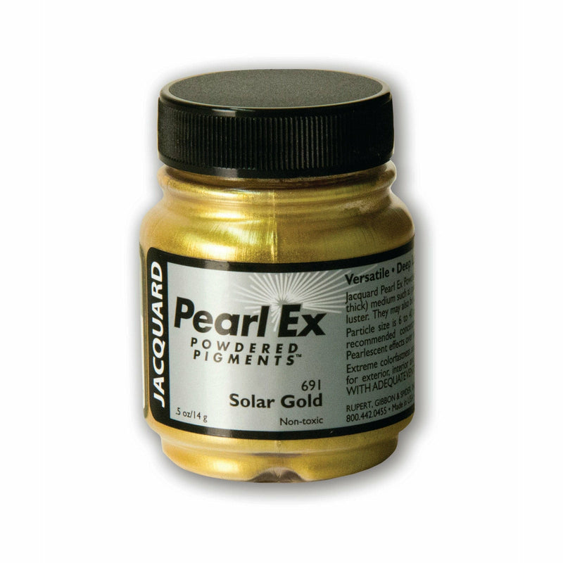 Gray Jacquard Pearl-Ex 14Gm Solar Gold (Formerly Sparkling Copper) Pigments