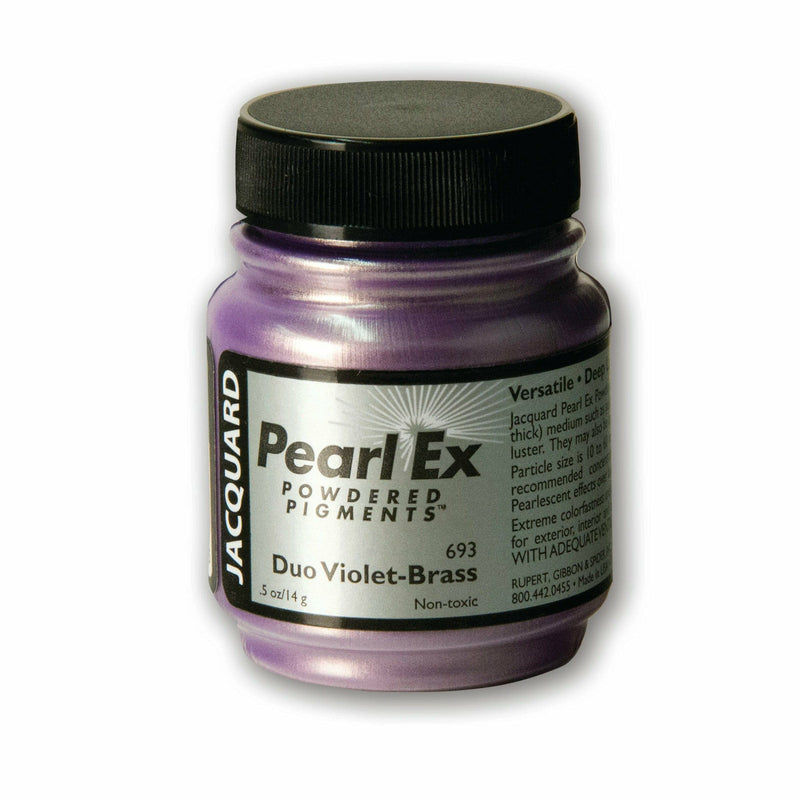 Dark Slate Gray Jacquard Pearl-Ex 14Gm Duo Violet-Brass Pigments