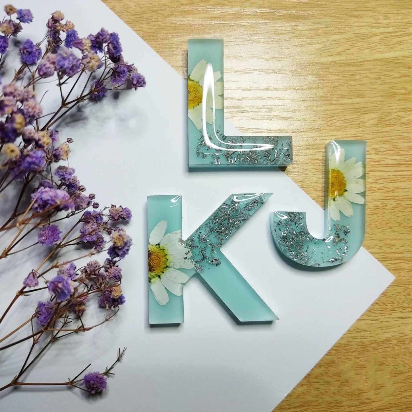 Gray Urban Crafter - Large  Alphabet Silicone Mould  - K -Height:15.2cm Resin Moulds