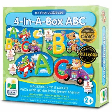 Dodger Blue 4 In A box Puzzles - ABC Kids Educational Games and Toys