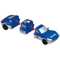 Midnight Blue Mix or Match  Vehicles - Police Kids Educational Games and Toys