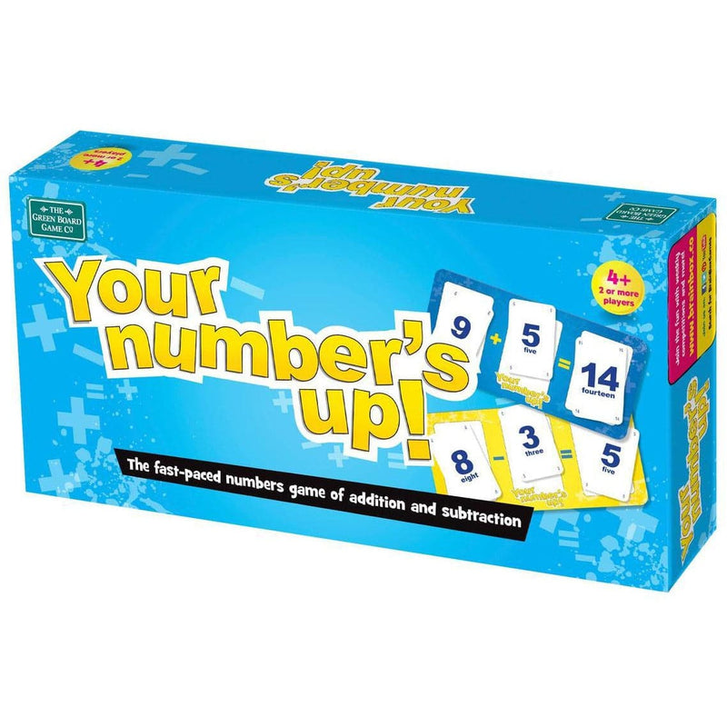 Medium Turquoise Your Numbers Up Kids Educational Games and Toys