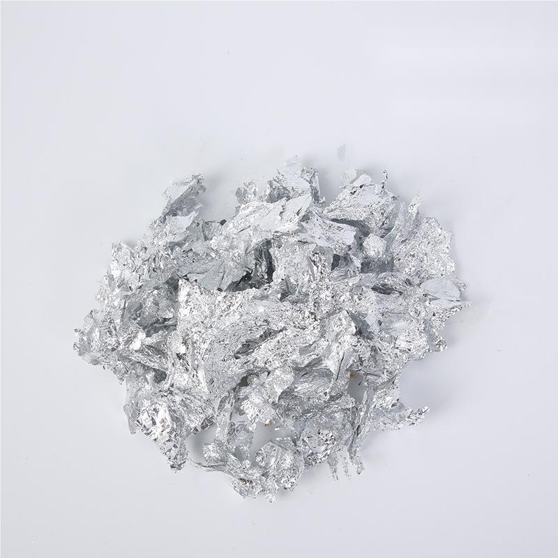 Light Gray Urban Crafter Foil Flakes-Silver 3g Resin Craft