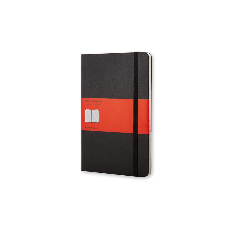 Light Coral Moleskine Classic  Hard Cover  Note Book - Address Book -  Pocket - Black Pads