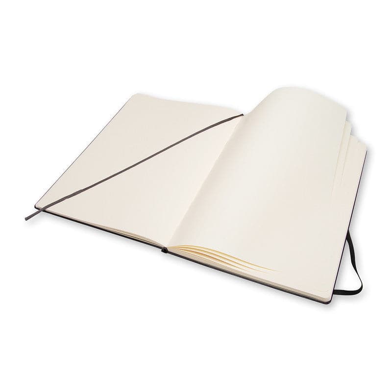 Antique White Moleskine Folio Sketchbook -  Plain  - A4 - Black Pads