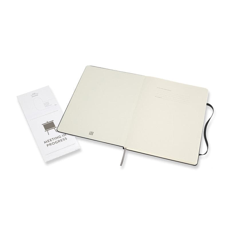 Beige Moleskine Professional Hard Cover Note Book EXT   Large    Black Pads