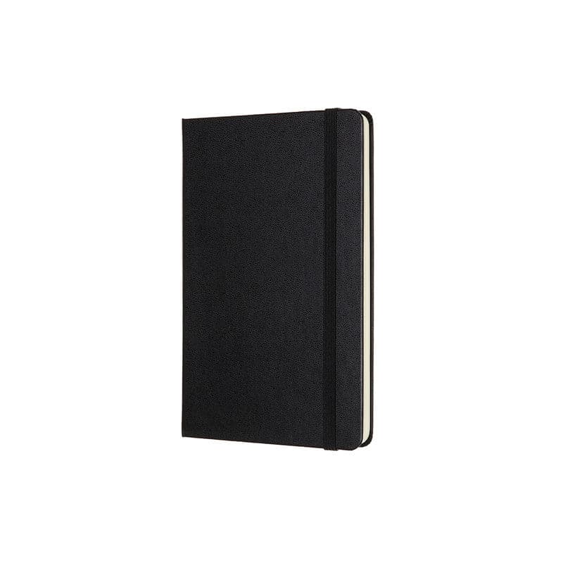 Black Moleskine Classic Notebook  Medium   Plain   Hard Cover  Black Pads