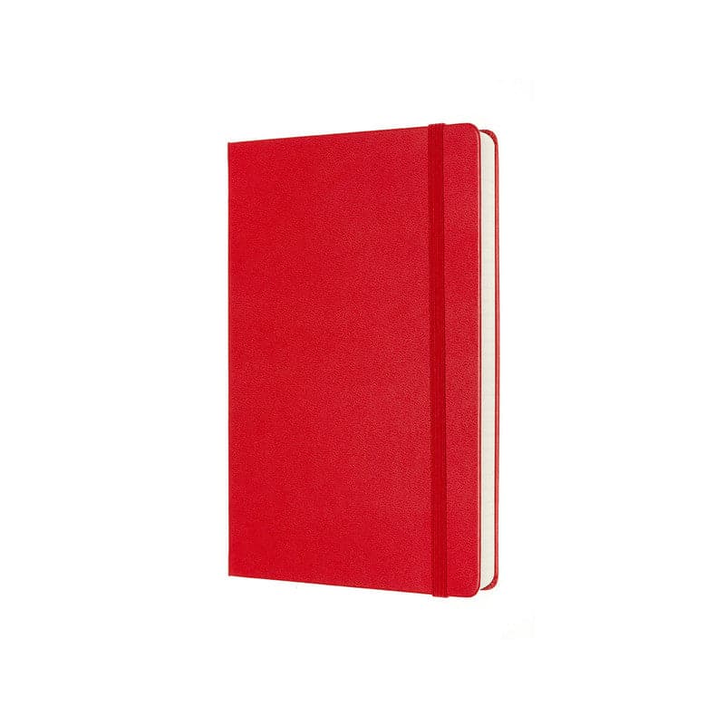 Firebrick Moleskine Classic Notebook Exp   Large   Ruled  Hard Cover  Scarlet Red Pads