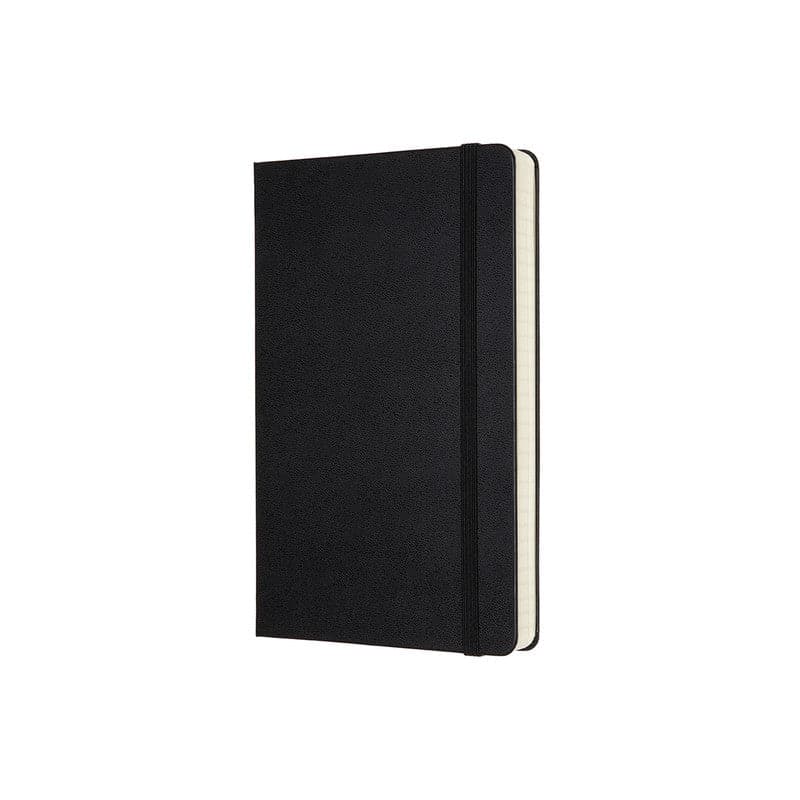 Black Moleskine Classic Notebook Exp   Large   Ruled  Hard Cover  Black Pads