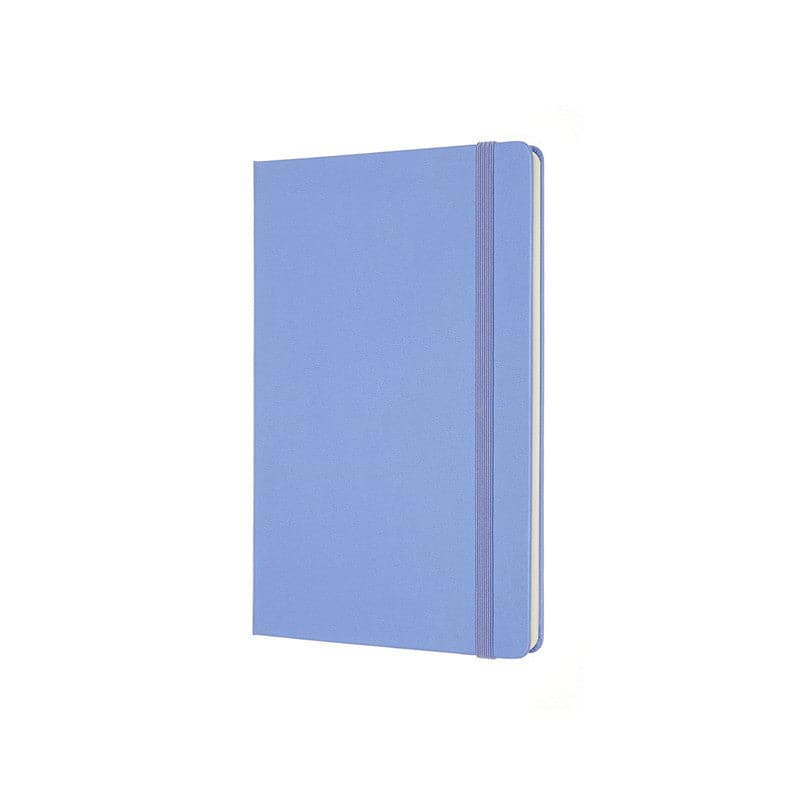 Cornflower Blue Moleskine Classic Notebook   Large    Plain   Hard Cover  Hydrangea Blue Pads