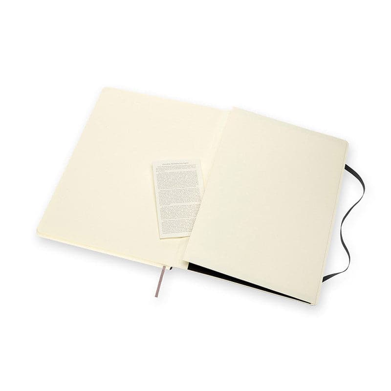 Antique White Moleskine Classic  Soft Cover  Note Book Ruled A4 Black Pads