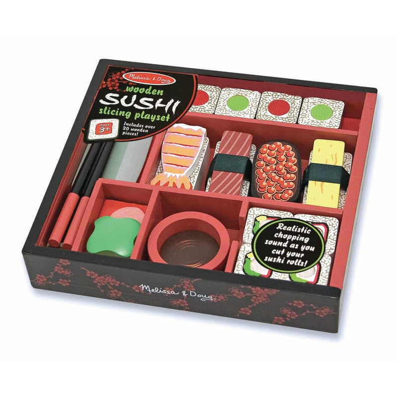 Dark Olive Green Melissa & Doug - Sushi Slicing Play Set Kids Educational Games and Toys