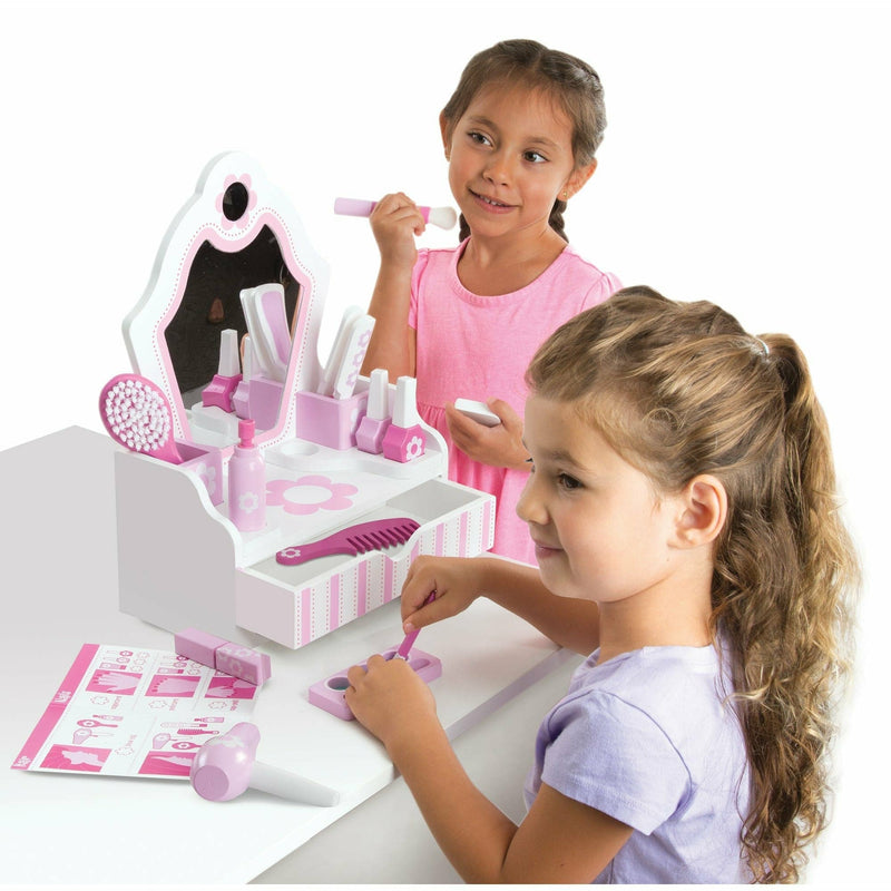 Light Gray Melissa & Doug - Beauty Salon Play Set Kids Educational Games and Toys