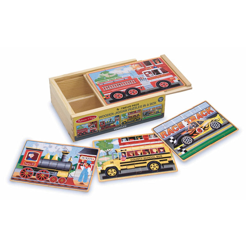Rosy Brown Melissa & Doug - Vehicles Puzzles In A Box Puzzles