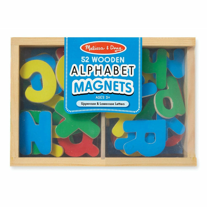 Tan Melissa & Doug - Alphabet Magnets - 52 piece Kids Educational Games and Toys
