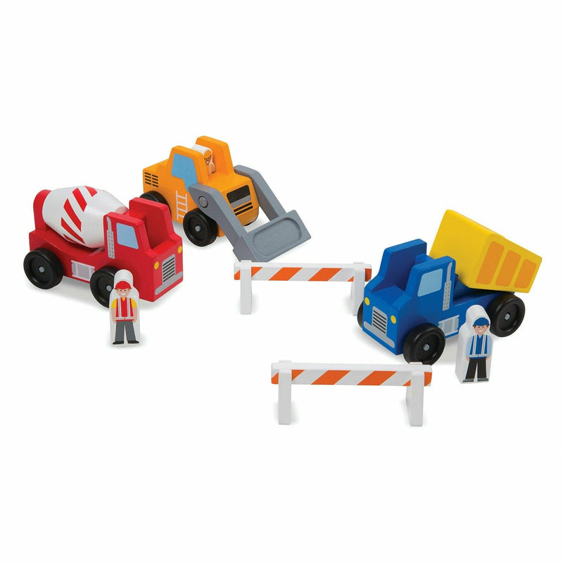 Dark Slate Gray Melissa & Doug - Construction Vehicle Set Kids Educational Games and Toys