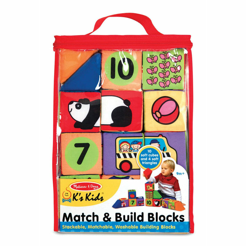 Dark Slate Gray Melissa & Doug - Match and Build Blocks Kids Educational Games and Toys