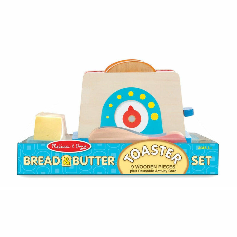 Dark Turquoise Melissa & Doug - Bread and Butter Toaster Set Kids Educational Games and Toys