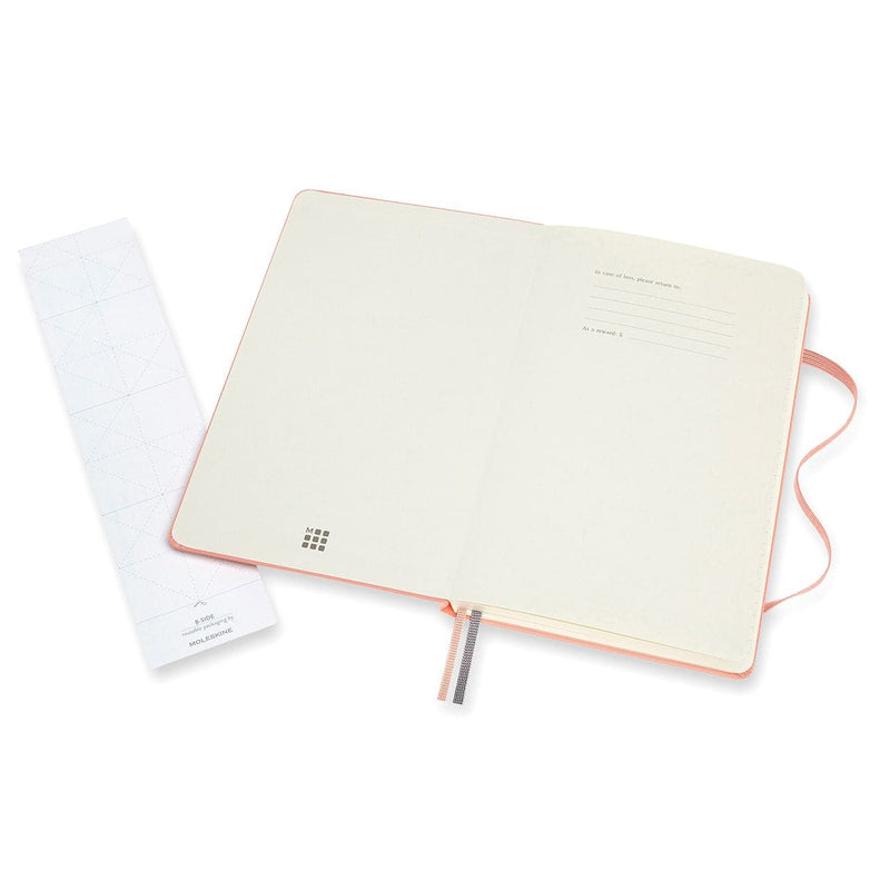 Beige Moleskine ART BULLET NOTEBOOK  Large  CORAL PINK Pads