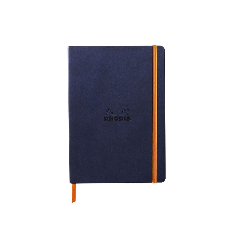 Dark Slate Gray Rhodia Rhodiarama Soft Cover Note Book Ruled A5 Midnight Pads