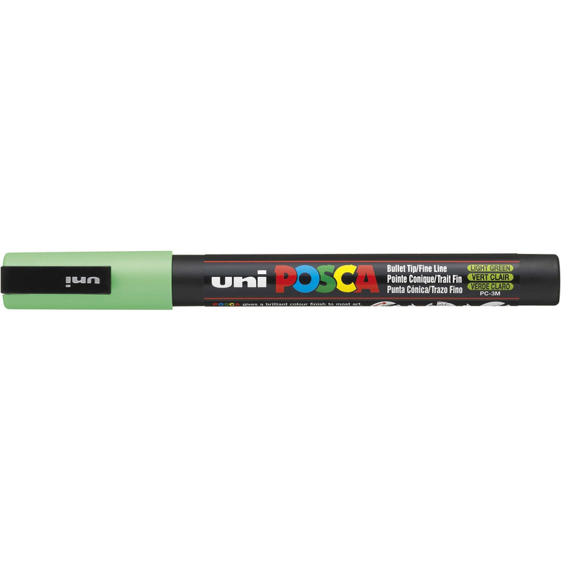 Dark Olive Green Posca Fine Bullet Tip Light Green Pens and Markers