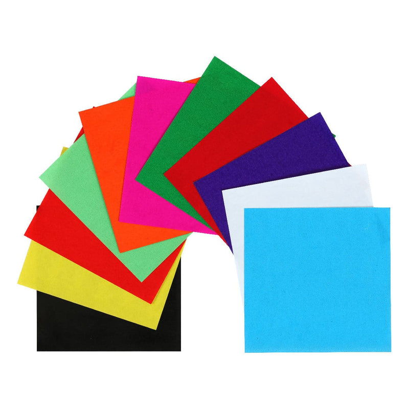 Deep Pink Prism Square Glossy Assorted Colours 250 x 250mm 360 Sheets Kids Paper and Pads