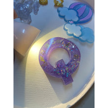Slate Gray Urban Crafter - Large  Alphabet Silicone Mould  - Q -Height:15.2cm Resin Moulds