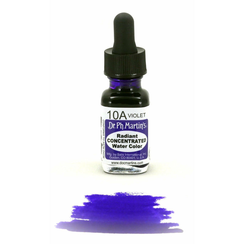 Lavender Dr. Ph. Martin's Radiant Concentrated Watercolour Paint   14.78ml  Violet Watercolour Paints