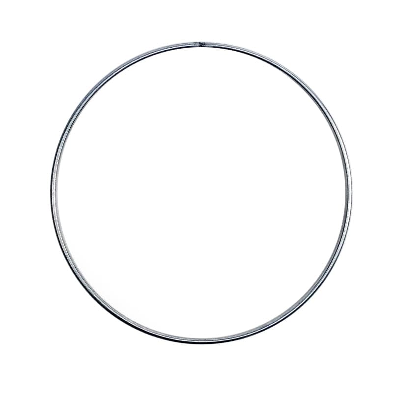 Gray Arbee Ring Galvanised 3.5mm 350mm 14 Inch Macrame Rings
