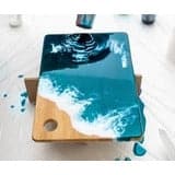 Dark Cyan Solid Solutions Diamond Hard Coat 607 UV Resistant Premium Epoxy Resin  2:1 12Litre Kit Acrylic Paints