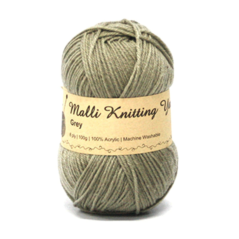 Rosy Brown Malli Knitting Yarn Grey 100g Knitting and Crochet Yarn