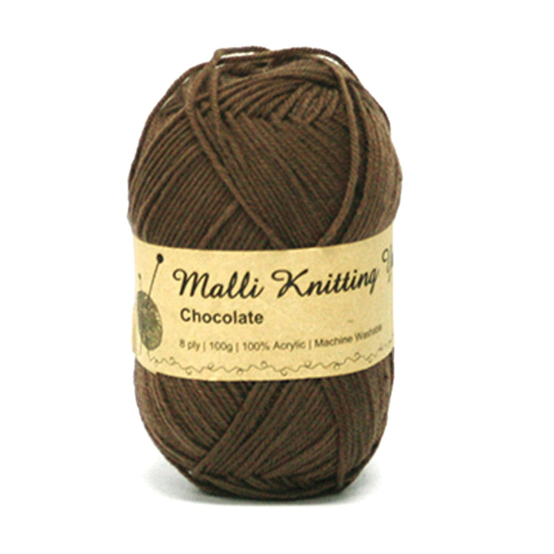 Dark Olive Green Malli Knitting Yarn Chocolate 100g Knitting and Crochet Yarn