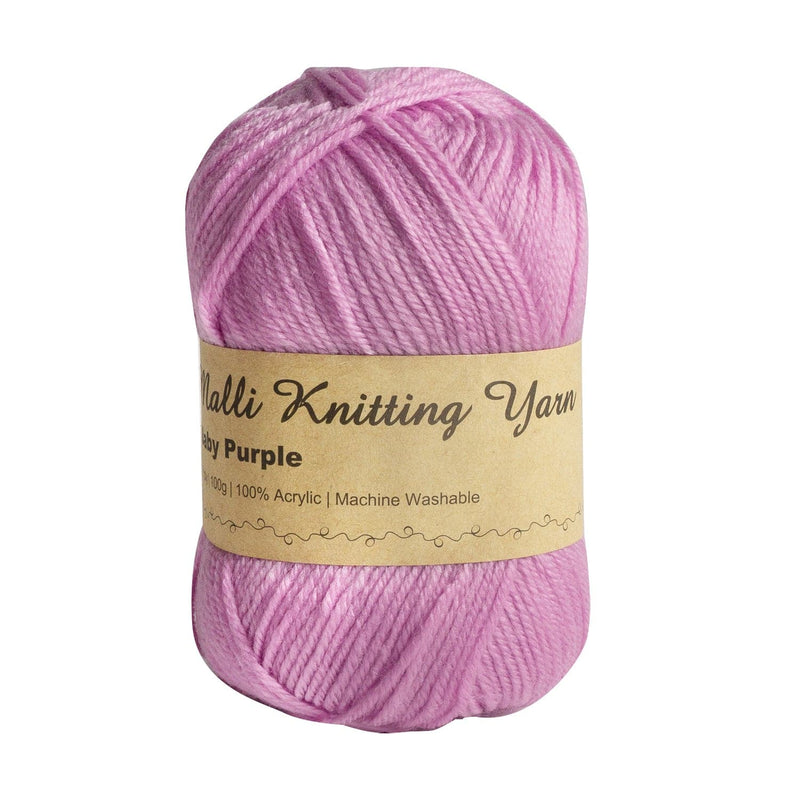 Rosy Brown Malli Knitting Yarn Acrylic Baby Purple 100g Knitting and Crochet Yarn