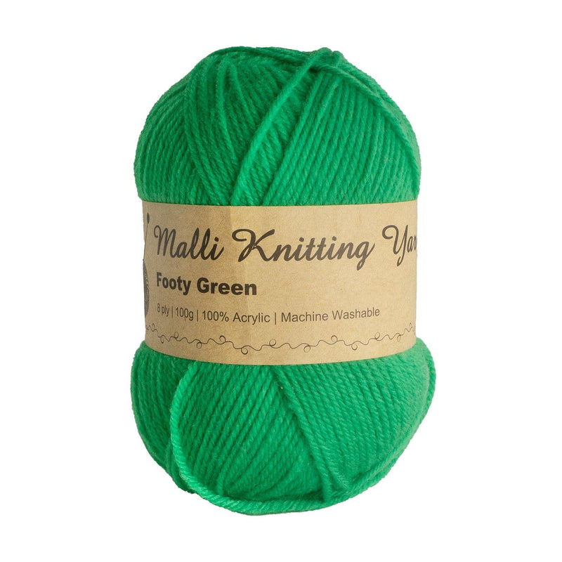 Tan Malli Knitting Yarn Footy Green Yarn 100g Knitting and Crochet Yarn