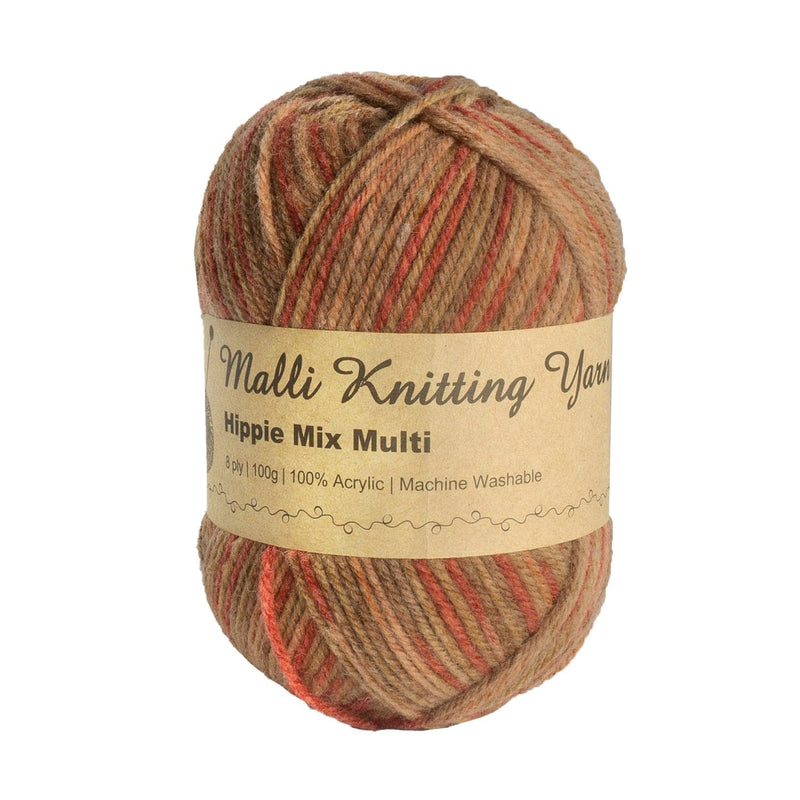 Sienna Malli Knitting Yarn Hippie Mix  100g Knitting and Crochet Yarn