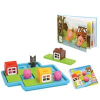 Yellow Green Smart Games Three Little Pigs Kids Educational Games and Toys