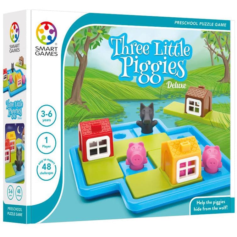 Olive Drab Smart Games Three Little Pigs Kids Educational Games and Toys