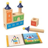 Medium Sea Green Castle Logix Kids Educational Games and Toys