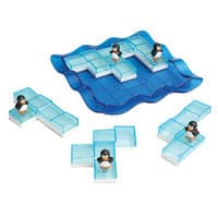 Steel Blue Penguins on Ice Kids Educational Games and Toys