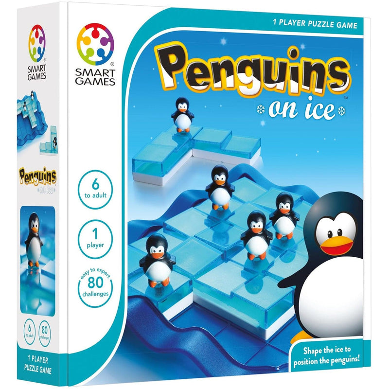 Medium Turquoise Penguins on Ice Kids Educational Games and Toys