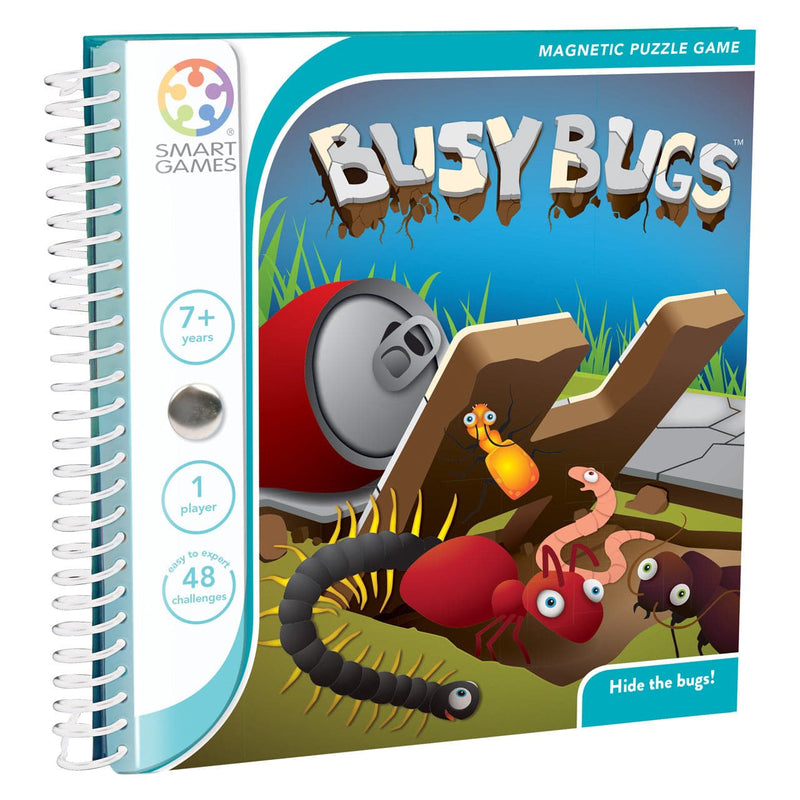Firebrick Busy Bugs - Magnetic Travel Kids Educational Games and Toys