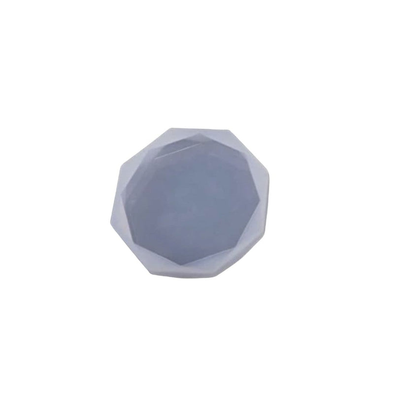 Light Slate Gray Resin Mould   Silicone Diamond Round Mould - Coasters-Small Resin Craft Moulds