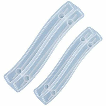 Light Steel Blue Resin Mould   Handle Mould Sillicone Assorted-Small Resin Craft Moulds