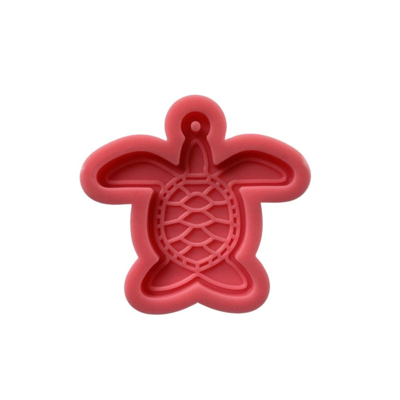 Maroon Resin Mould   Silicone Keyring Mould - Turtle Resin Craft Moulds